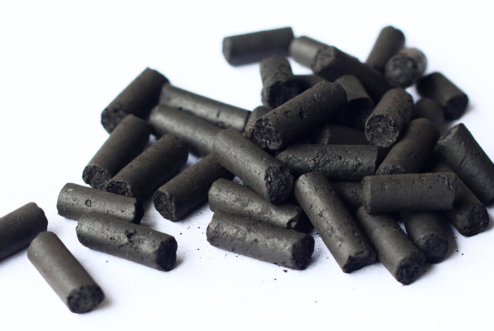 100碘值柱状活性炭